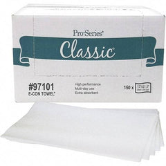 PRO-SOURCE - 1/4 Fold Food Service Wipes - Box, 21-1/2" x 13" Sheet Size, White - Americas Tooling