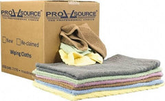 PRO-SOURCE - 16 Inch Long x 16 Inch Wide Virgin Car Wash Cotton Towels - Assorted Colors, Terry Cloth, Medium Lint, 5 Lbs. at 2 to 4 per Pound, Box - Americas Tooling