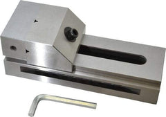 Interstate - 3-1/2" Jaw Width, 4-7/8" Jaw Opening Capacity, 1-9/16" Jaw Height, Toolmaker's Vise - Flat Jaw, 0.0002" Parallelism, 0.0002" Squareness, 9-1/4" OAL x 3.3" OAH - Americas Tooling