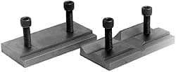 Cardinal Tool - 8" Wide x 3mm High, Step Vise Jaw - Hard, Steel, Fixed Jaw, Compatible with 8" Vises - Americas Tooling