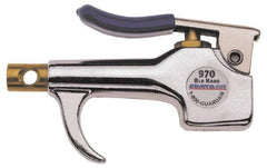 Guardair - 120 Max psi Venturi Nozzle Thumb Lever Blow Gun - 1/4 NPT, Aluminum - Americas Tooling