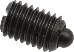 Gibraltar - 1/2-13, 3/4" Thread Length, 0.151" Plunger Projection, Steel Threaded Spring Plunger - 1/4" Max Plunger Diam, 0.75" Plunger Length, 5 Lb Init End Force, 28.5 Lb Final End Force - Americas Tooling