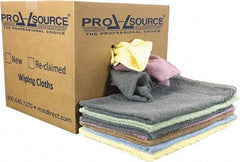 PRO-SOURCE - Virgin Cotton Car Wash Towels - Assorted Colors, Terry Cloth, Low Lint, 10 Lbs. at 2 to 4 per Pound, Box - Americas Tooling