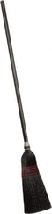 PRO-SOURCE - 60" OAL Polypropylene Bristle Corn Broom - Wood Handle, Water Resistance - Americas Tooling