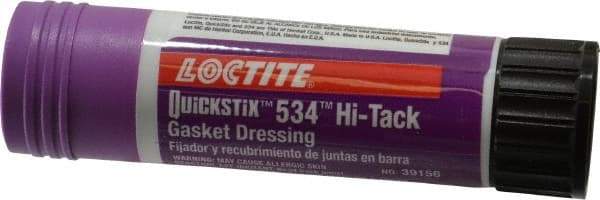 Loctite - 19 g Stick Purple Polyurethane Gasket Sealant - 300.2°F Max Operating Temp, 24 hr Full Cure Time, Series 534 - Americas Tooling