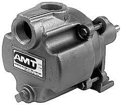 American Machine & Tool - 1-1/4 Inch Inlet, 1-1/4 Inch Outlet, Cast Iron, Pedestal Mount Pump - O Ring Casing Seal - Americas Tooling