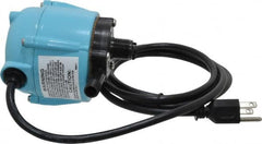 Little Giant Pumps - 1/150 HP, 3.2 psi, Aluminum Miniature Submersible Pump - 1/4 Inch Inlet, 1/4 Inch Outlet, 6 Ft. Long Power Cord, 1.1 Amp - Americas Tooling