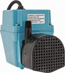 Little Giant Pumps - 1/40 HP, 5.1 psi, Aluminum Miniature Submersible Pump - 3/8 Inch Inlet, 1/4 Inch Outlet, 6 Ft. Long Power Cord, 1.7 Amp - Americas Tooling