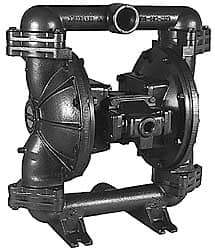 SandPIPER - 2" NPT, Metallic, Air Operated Diaphragm Pump - Santoprene Diaphragm, Stainless Steel Housing - Americas Tooling