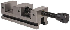 Interstate - 3-7/8" Jaw Width, 4-3/4" Jaw Opening Capacity, 1-9/16" Jaw Height, Toolmaker's Vise - V-Groove Jaw, 0.0001" Parallelism, 0.0002" Squareness, 10.23" OAL x 3-3/4" OAH - Americas Tooling