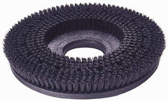 Made in USA - 20" Diam Floor Brush - 18" Machine, Polypropylene - Americas Tooling