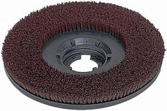 Made in USA - 20" Diam Scrubbing Brush - 18" Machine, 1-1/2" Trim Length, Polypropylene - Americas Tooling