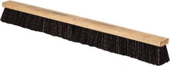 PRO-SOURCE - 36" Heavy Duty Polypropylene Push Broom - 3-1/4" Bristle Length, Wood Block, Threaded Handle Connection, Handle Sold Separately - Americas Tooling