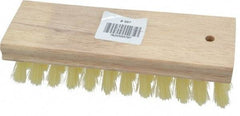 PRO-SOURCE - 1" Bristle Length, Polypropylene Scrub Brush - 7" OAL, Hardwood Block - Americas Tooling