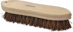 PRO-SOURCE - 1" Bristle Length, Palmyra Scrub Brush - 9" OAL, Hardwood Block - Americas Tooling