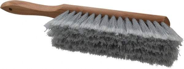 PRO-SOURCE - Plastic Counter Duster - 2-1/2" Bristle Length, 8" Long Head, Hardwood Handle, Gray - Americas Tooling