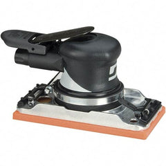 Dynabrade - 10,000 OPM, 16 CFM Air Consumption, Palm Air Orbital Sander - Rectangular Pad, 1/4 NPT Inlet - Americas Tooling