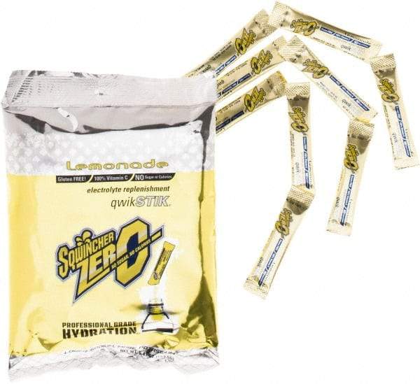 Sqwincher - 0.11 oz Packet Sugar Free Lemonade Activity Drink - Powdered, Yields 20 oz - Americas Tooling