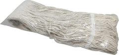 PRO-SOURCE - 5" White Head Band, Large Cotton Cut End Mop Head - 4 Ply, Clamp Jaw Connection, Use for General Purpose - Americas Tooling