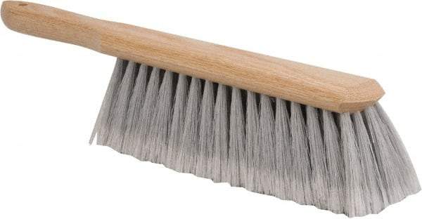 PRO-SOURCE - Plastic Counter Duster - 2-1/2" Bristle Length, 9" Long Head, Hardwood Handle, Gray - Americas Tooling