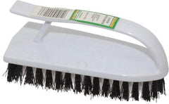 PRO-SOURCE - Polypropylene Scrub Brush - 6-1/2" OAL, Easy Grip Handle, Plastic Block - Americas Tooling