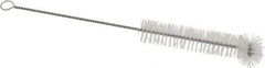 PRO-SOURCE - 3/4" Diam Nylon Tube Brush - 9" OAL, 3-1/2" Head Length, Wire Handle - Americas Tooling