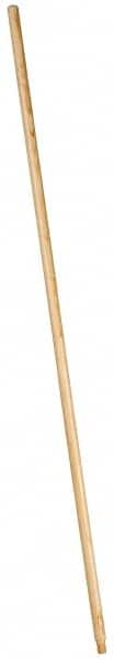 PRO-SOURCE - 54 x 15/16" Wood Handle for Push Brooms - Threaded Connection, Tan - Americas Tooling