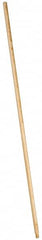 PRO-SOURCE - 54 x 15/16" Wood Handle for Push Brooms - Threaded Connection, Tan - Americas Tooling