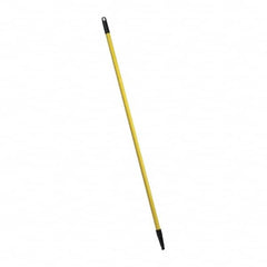 PRO-SOURCE - 48 x 1" Fiberglass Handle for Push Brooms - Threaded Connection, Yellow - Americas Tooling