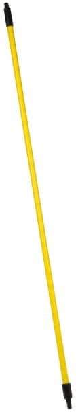 PRO-SOURCE - 60 x 1" Fiberglass Handle for Push Brooms - Threaded Connection, Yellow - Americas Tooling