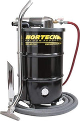 Guardair - 55 Gal Steel Tank, Air Powered Pneumatic Canister Wet/Dry Vacuum - 15 Peak hp, 20' Hose Fitting, Cartridge Filter, Accessories Included - Americas Tooling