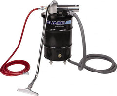 Guardair - 30 Gal Steel Tank, Air Powered Pneumatic Canister Wet/Dry Vacuum - 10 Peak hp, 20' Hose Fitting, Cartridge Filter, Accessories Included - Americas Tooling