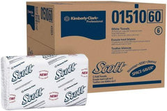 Scott - 1 Ply White C-Fold Paper Towels - 10-1/8" Wide - Americas Tooling