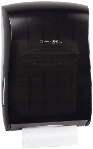 Kimberly-Clark Professional - Hands Free, Plastic Paper Towel Dispenser - 18.88" High x 13-1/4" Wide x 5.88" Deep, 2-1/2 Sleeves, Smoke (Color) - Americas Tooling