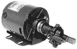 Pentair - 3/8 Port, -40 to 210°F Fluid Temp, Carbonator Gear Pump - Bronze, 3/8 Inlet Size, 4.25 GPM, NPT - Americas Tooling