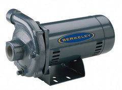 Berkeley - ODP Motor, 115/230 Volt, 1 Phase, 1-1/2 HP, Cast Iron Straight Pump - 1-1/4 Inch Inlet, 1 Inch Outlet, 118 Max Head psi, Noryl Impeller - Americas Tooling