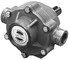 Pentair - ODP Motor, 208-230/460 Volt, 3 Phase, 1 HP, Cast Iron Straight Pump - 1-1/4 Inch Inlet, 1 Inch Outlet, 58 Max Head psi, Bronze Impeller, Cast Iron Shaft, Buna-N Seal, 58 Ft. Shut Off - Americas Tooling