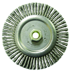 6" Diameter - 5/8-11" Arbor Hole - Stringer Bead Twist Steel Wire Straight Wheel - Americas Tooling