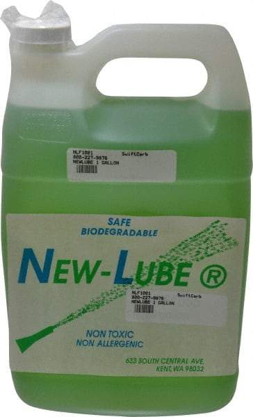 Superbee - New-Lube, 1 Gal Bottle Cutting Fluid - Water Soluble, For Cleaning - Americas Tooling