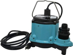 Little Giant Pumps - 1/3 hp, 115 Amp Rating, 115 Volts, Manual Operation, Dewatering Pump - Cast Iron Housing - Americas Tooling