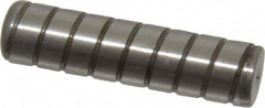 Holo-Krome - 3/8" Diam x 1-1/2" Pin Length 4000 Alloy Steel Pull Out Dowel Pin - Black Luster Finish, C 47-58 & C 60 (Surface) Hardness, 1 Beveled & 1 Threaded End - Americas Tooling