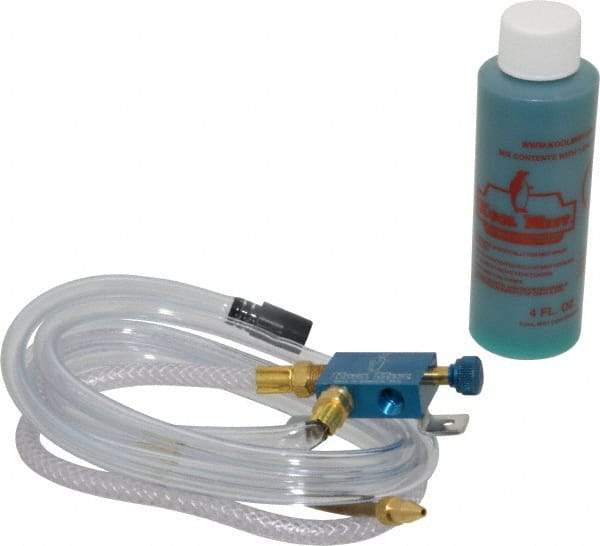 Kool Mist - 1 Outlet, Tankless Mist Coolant Unit - 2' Coolant Line Length, 4" Hose Length - Americas Tooling