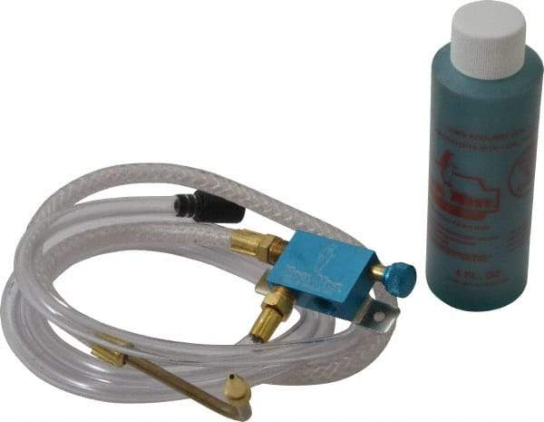 Kool Mist - 1 Outlet, Tankless Mist Coolant Unit - 2' Coolant Line Length, 4" Hose Length - Americas Tooling