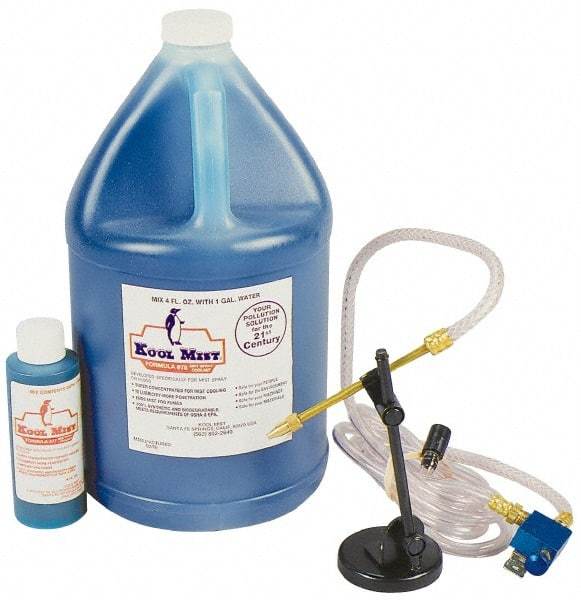 Kool Mist - Tankless Mist Coolant Unit - 4' Coolant Line Length, 4" Hose Length - Americas Tooling