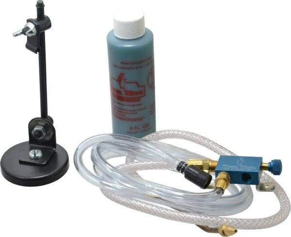 Kool Mist - 1 Outlet, Tankless Mist Coolant Unit - 2' Coolant Line Length, 4" Hose Length - Americas Tooling