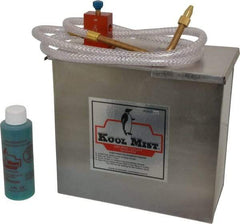 Kool Mist - 1 Outlet, 1 Gal Tank Capacity, Stainless Steel Tank Mist Coolant System - 4' Coolant Line Length, 6" Hose Length, 5/16" Nozzle Diam - Americas Tooling