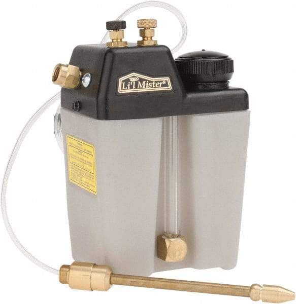 Trico - 1 Outlet, 0.25 Gal Tank Capacity, High Density Polyethylene Tank Mist Coolant System - 5' Coolant Line Length, 6" Hose Length - Americas Tooling