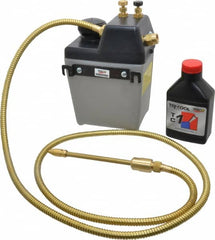 Trico - 1 Outlet, 0.25 Gal Tank Capacity, High Density Polyethylene Tank Mist Coolant System - 5' Coolant Line Length, 6" Hose Length - Americas Tooling