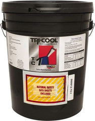 Trico - Tri-Cool TC-1, 5 Gal Pail Cutting Fluid - Synthetic, For Broaching, Grinding, Machining, Tapping - Americas Tooling