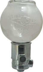 Trico - 1 Outlet, Glass Bowl, 16 Ounce Constant-Level Oil Reservoir - 1/4 NPT Outlet, 4-1/8" Diam x 7-9/16" High - Americas Tooling